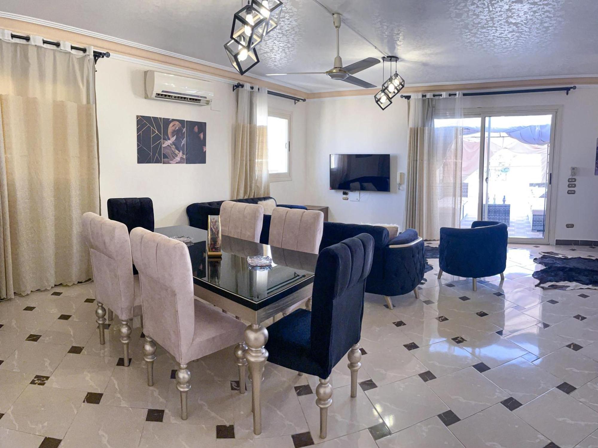 2Bd Apartment In A Rooftop With A Private Terrace 开罗 外观 照片